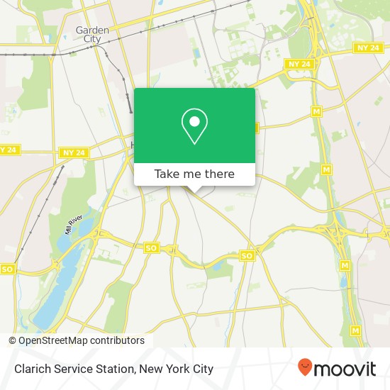 Clarich Service Station map