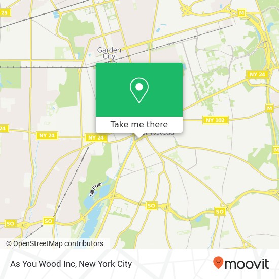 Mapa de As You Wood Inc