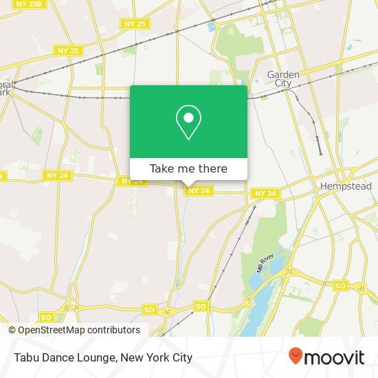 Tabu Dance Lounge map