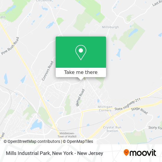 Mapa de Mills Industrial Park