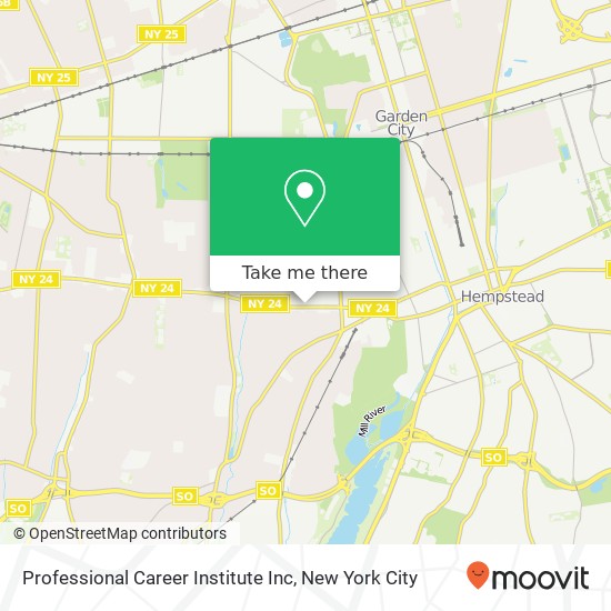 Mapa de Professional Career Institute Inc