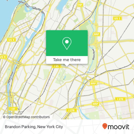 Mapa de Brandon Parking