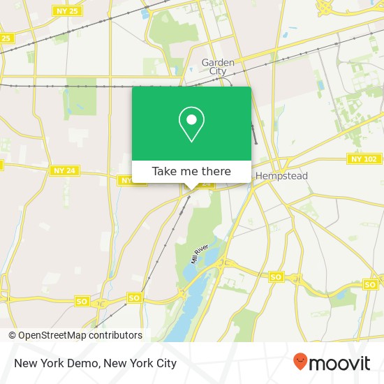 New York Demo map
