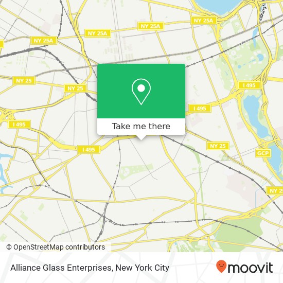 Alliance Glass Enterprises map