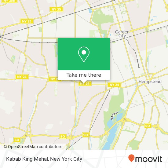 Kabab King Mehal map