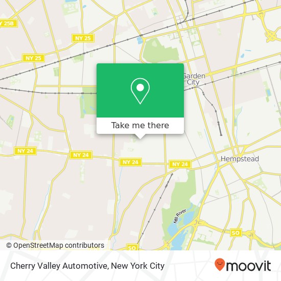 Mapa de Cherry Valley Automotive