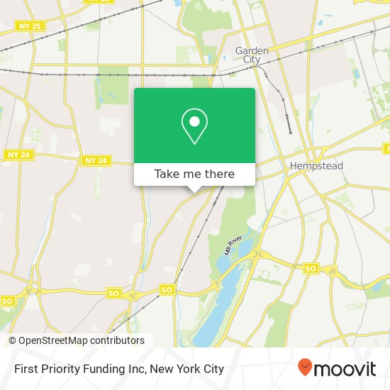 Mapa de First Priority Funding Inc