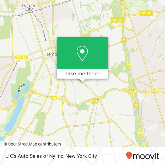 Mapa de J C's Auto Sales of Ny Inc