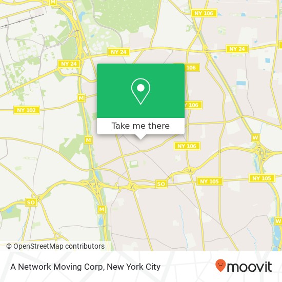 Mapa de A Network Moving Corp