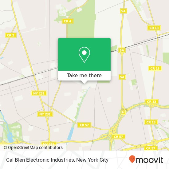 Cal Blen Electronic Industries map