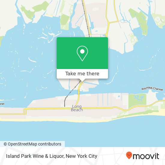 Mapa de Island Park Wine & Liquor