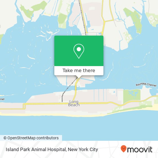 Island Park Animal Hospital map