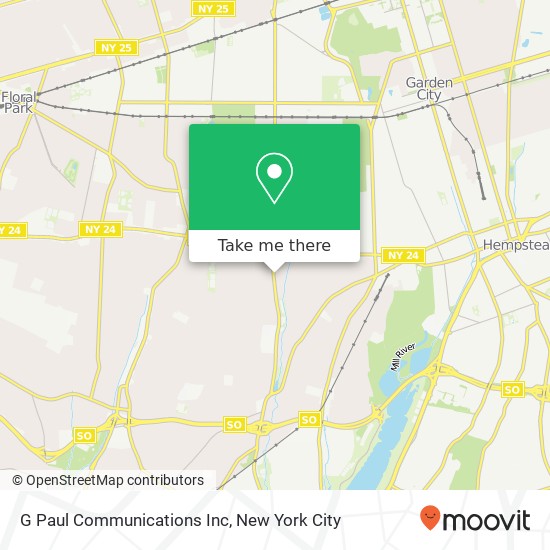 G Paul Communications Inc map