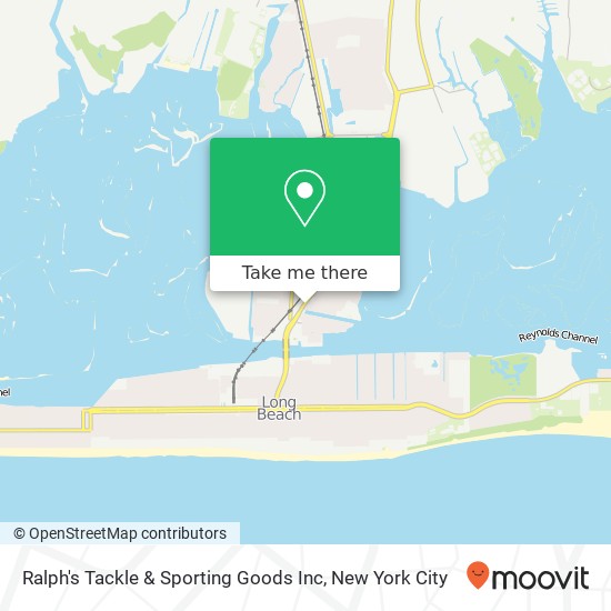 Ralph's Tackle & Sporting Goods Inc map