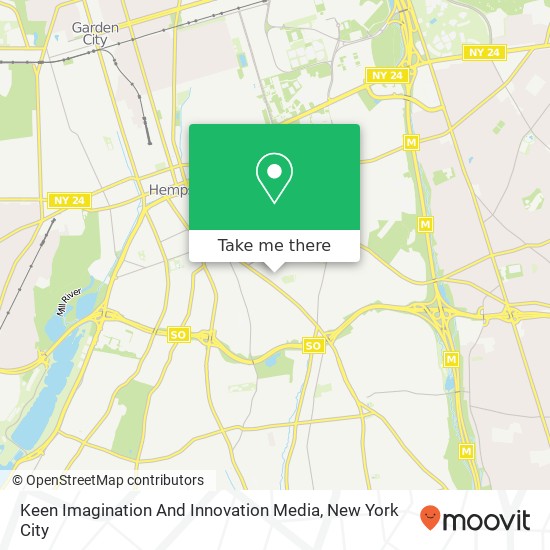 Mapa de Keen Imagination And Innovation Media