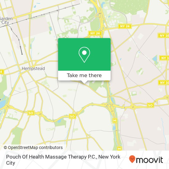 Pouch Of Health Massage Therapy P.C. map