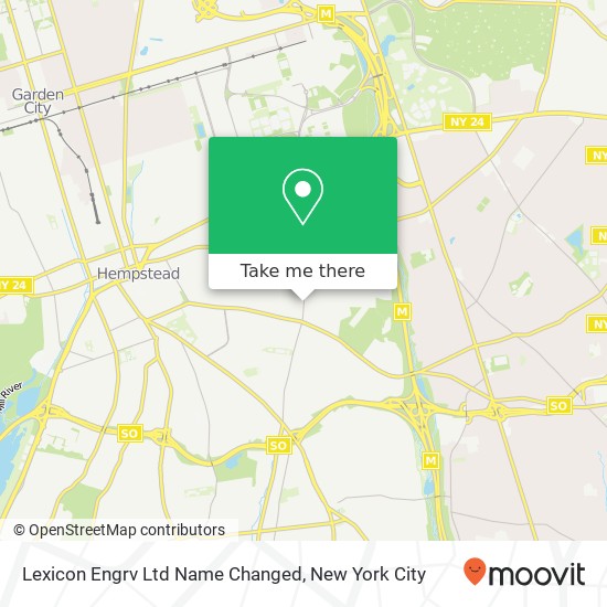 Mapa de Lexicon Engrv Ltd Name Changed