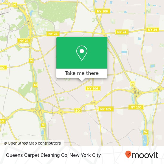 Queens Carpet Cleaning Co map