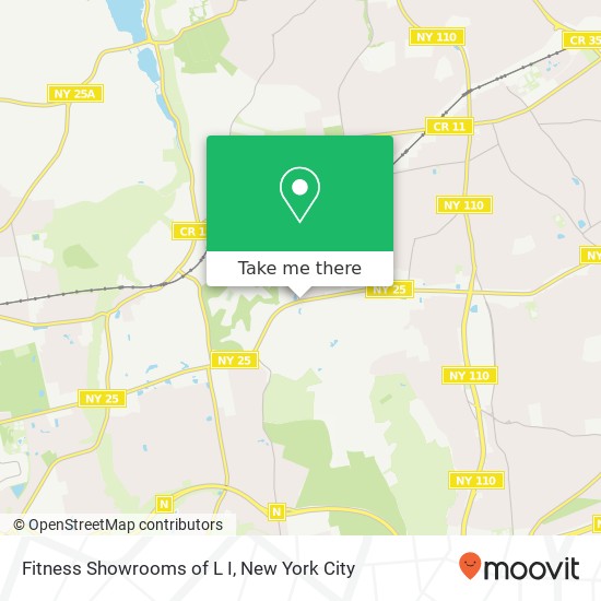 Mapa de Fitness Showrooms of L I