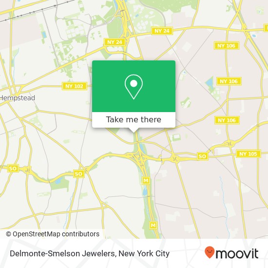 Delmonte-Smelson Jewelers map