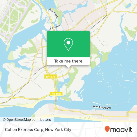 Mapa de Cohen Express Corp