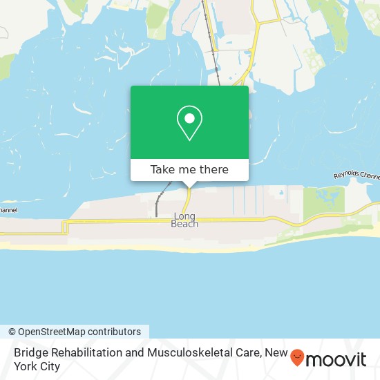 Mapa de Bridge Rehabilitation and Musculoskeletal Care