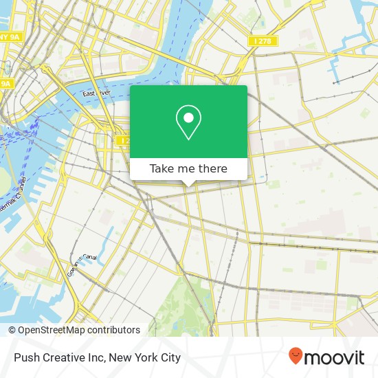 Mapa de Push Creative Inc