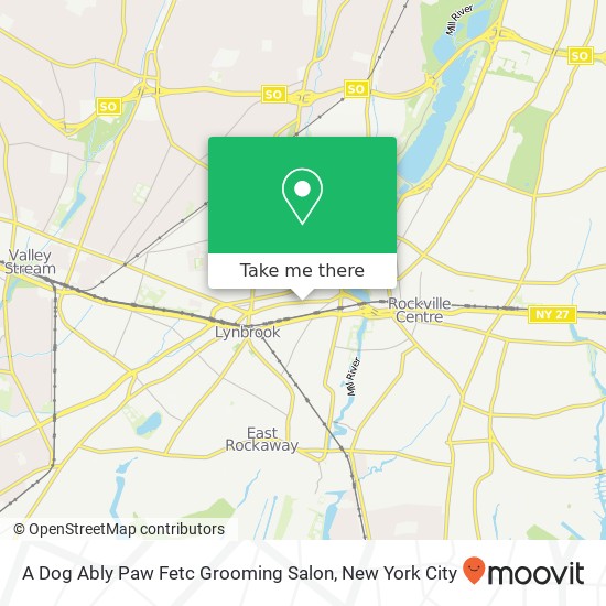 A Dog Ably Paw Fetc Grooming Salon map