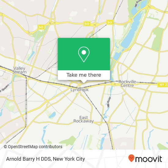 Arnold Barry H DDS map