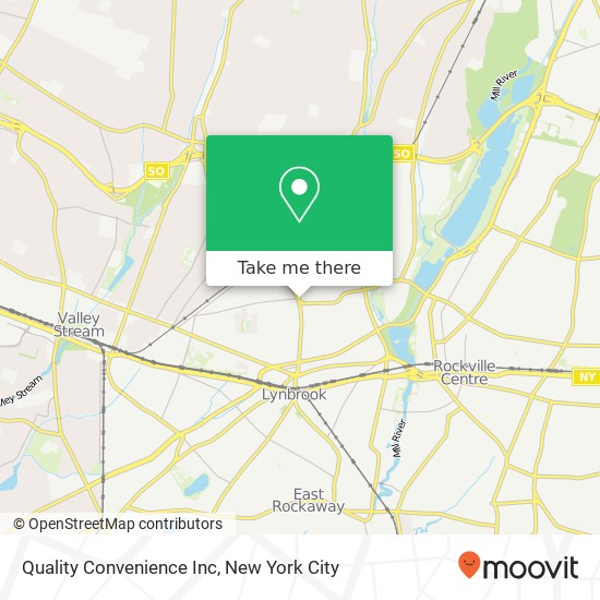 Quality Convenience Inc map