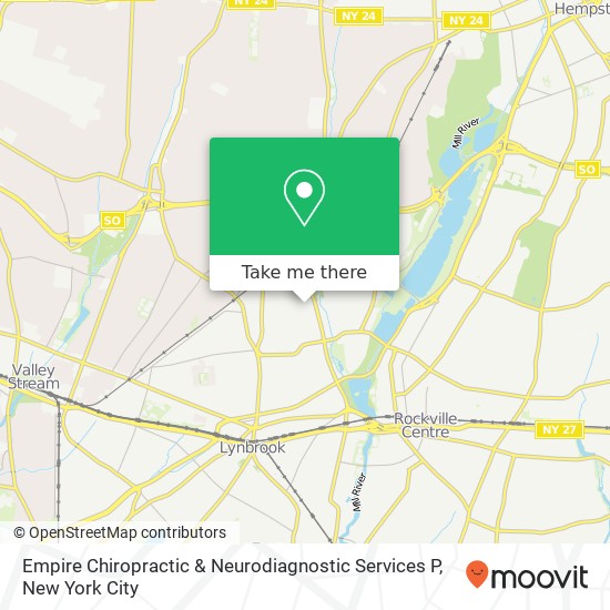 Empire Chiropractic & Neurodiagnostic Services P map