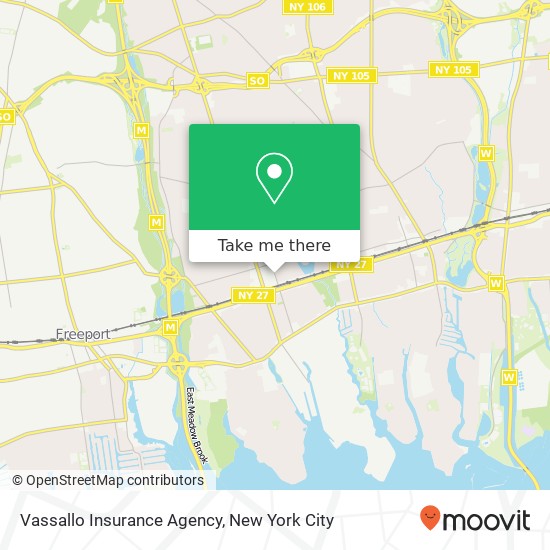 Vassallo Insurance Agency map