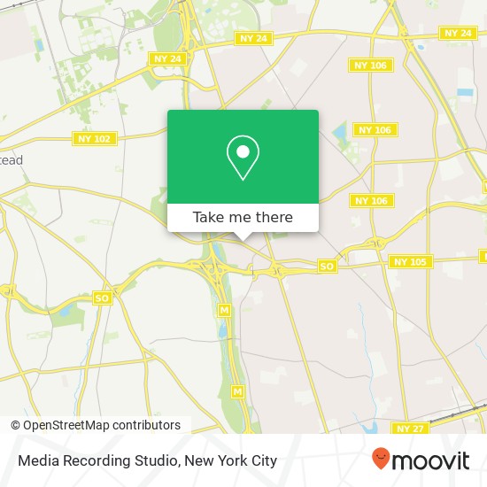 Media Recording Studio map