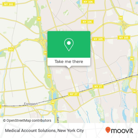 Medical Account Solutions map