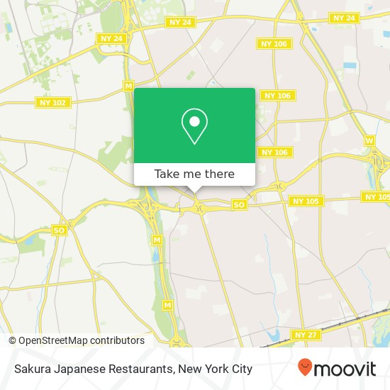 Sakura Japanese Restaurants map