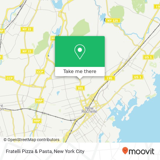 Mapa de Fratelli Pizza & Pasta