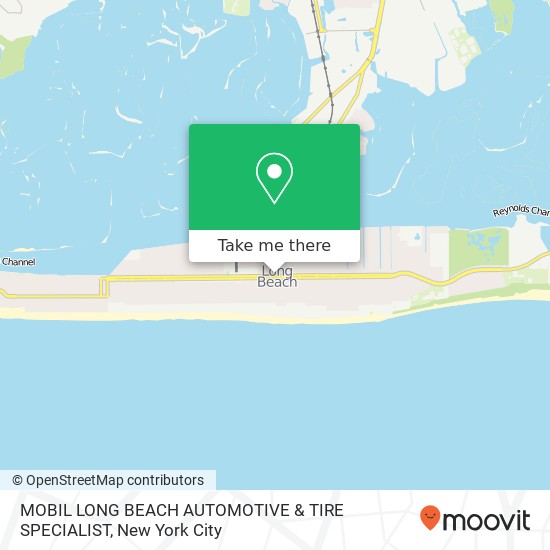 Mapa de MOBIL LONG BEACH AUTOMOTIVE & TIRE SPECIALIST