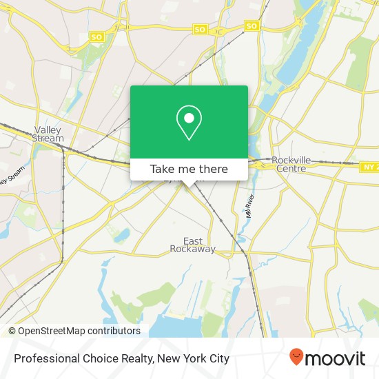 Professional Choice Realty map
