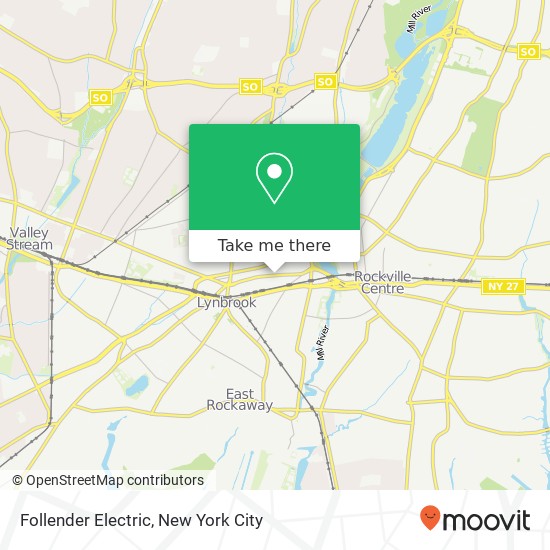 Follender Electric map