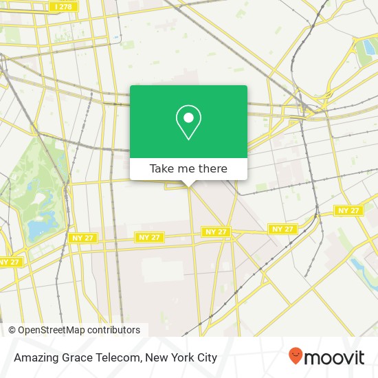 Mapa de Amazing Grace Telecom