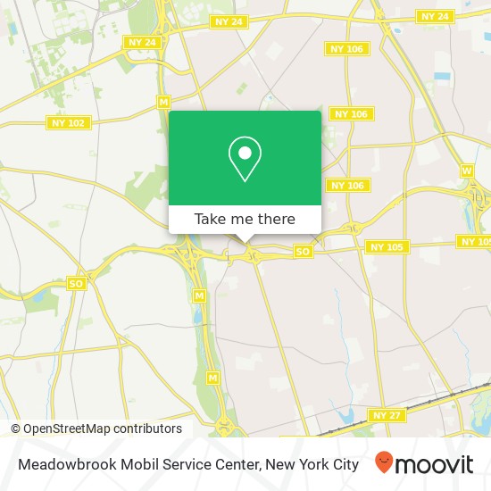 Mapa de Meadowbrook Mobil Service Center