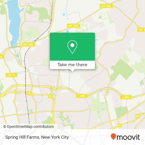 Mapa de Spring Hill Farms