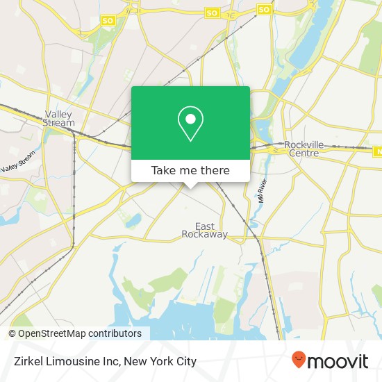 Zirkel Limousine Inc map