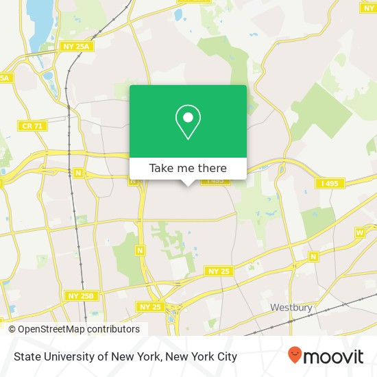 Mapa de State University of New York