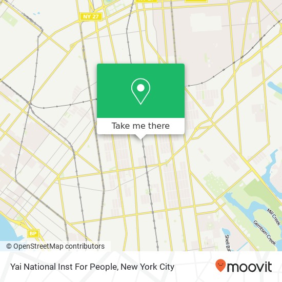 Yai National Inst For People map