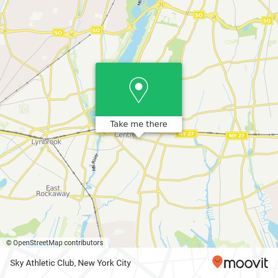 Sky Athletic Club map