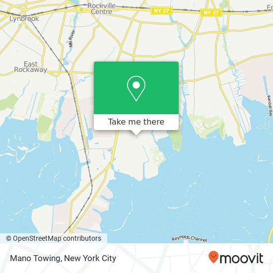 Mano Towing map