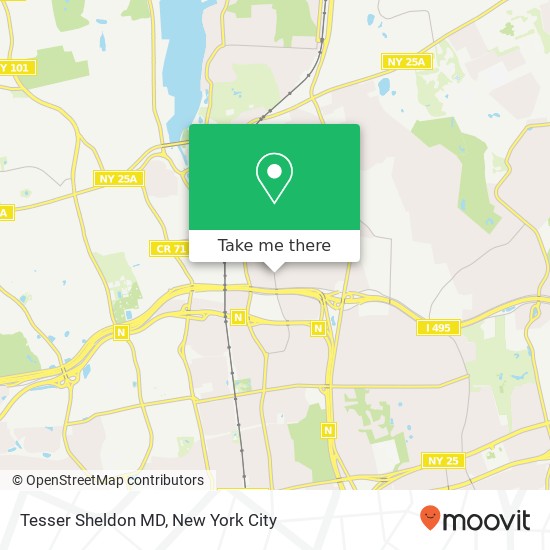 Tesser Sheldon MD map