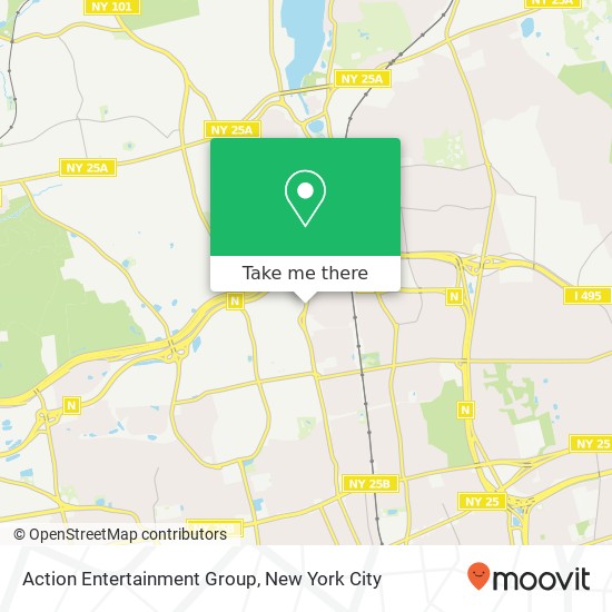 Action Entertainment Group map