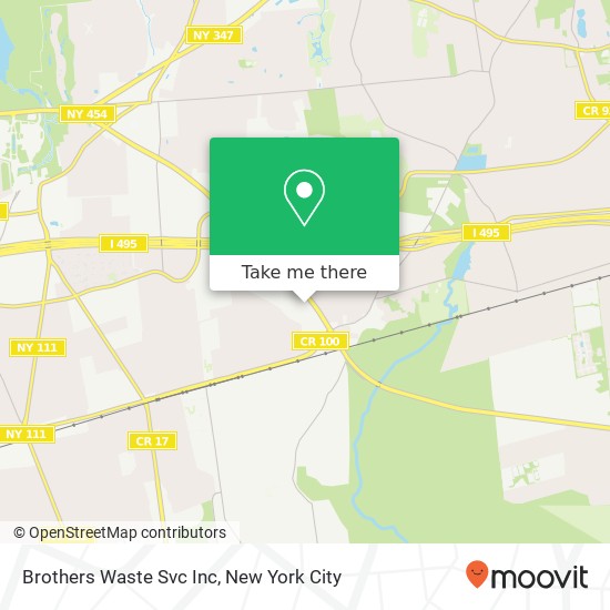 Brothers Waste Svc Inc map